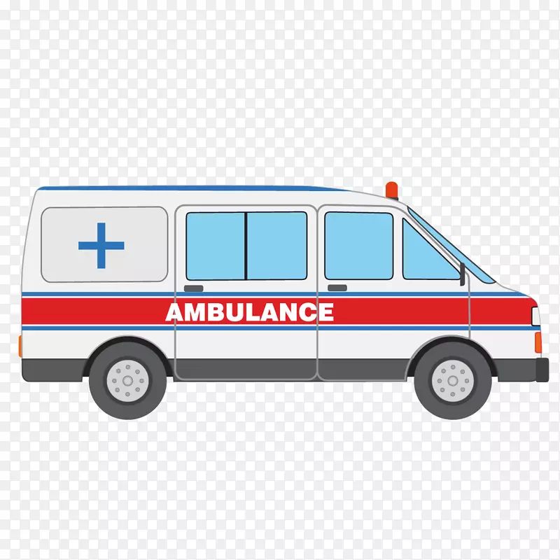 救护车图标-卡通救护车