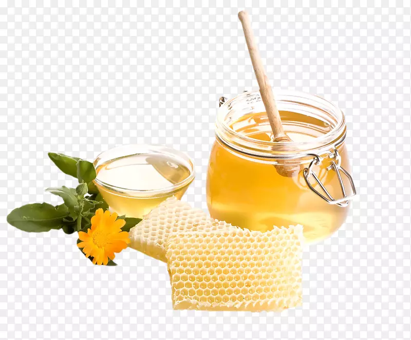 蜜蜂蜂巢-蜂蜜PNG