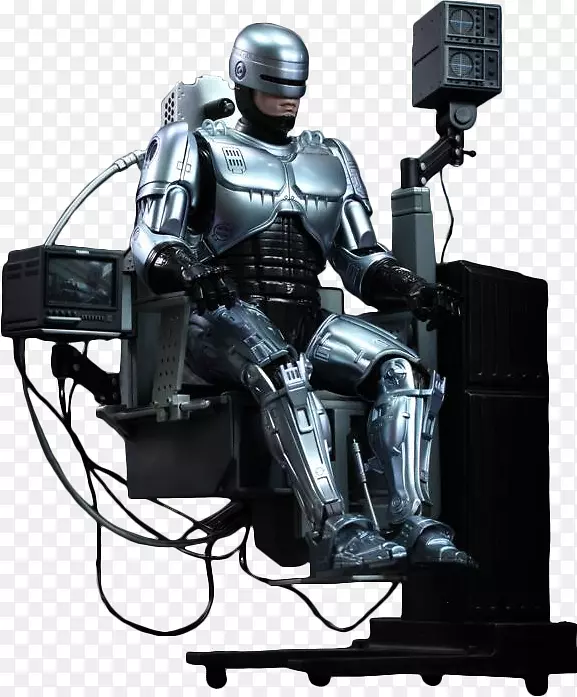 RoboCop热玩具有限公司1：6比例尺造型ED-209侧面收藏品-RoboCop PNG