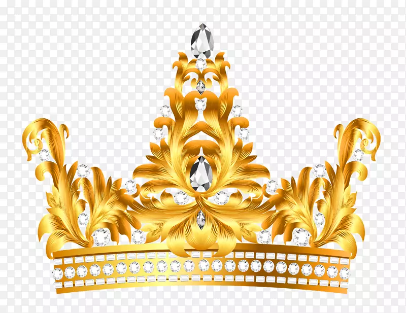 皇冠文字皇冠黄色插图-皇冠