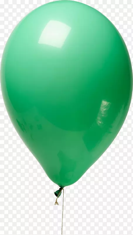 气球剪贴画-绿色气球PNG图像