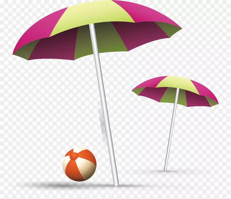 伞形图标-阳伞png材料