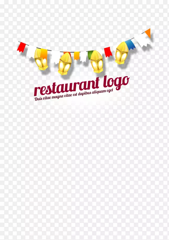 海鲜餐厅标志传单-餐厅标志