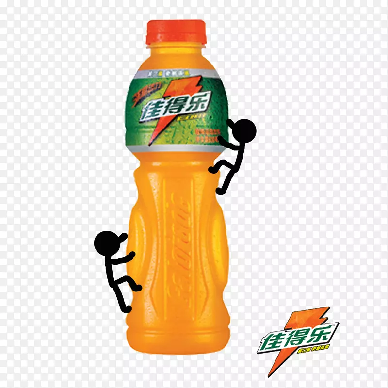 佳得乐公司橙汁饮料广告瓶佳得乐广告创意