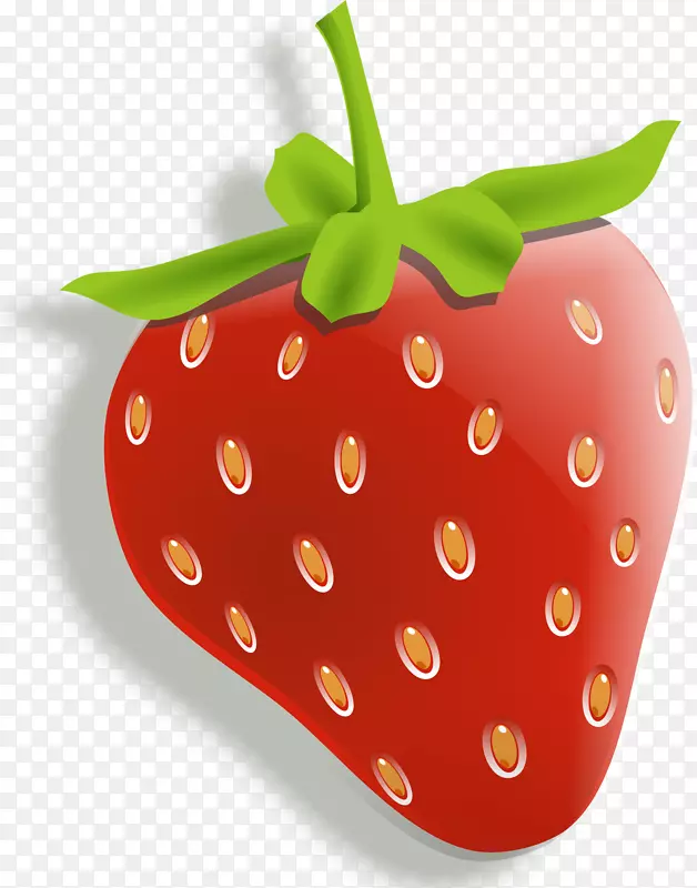 草莓脆剪贴画-草莓PNG图片