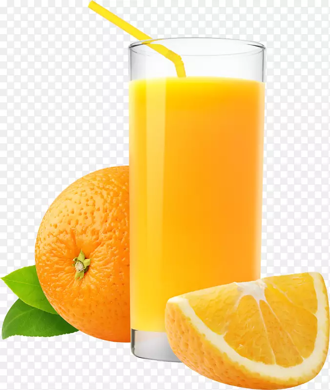 橙汁软饮料奶昔早餐-橙汁PNG图像