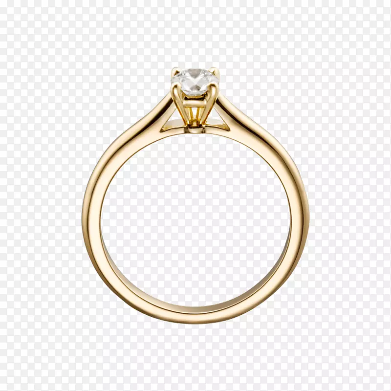 订婚戒指钻石结婚戒指金环PNG
