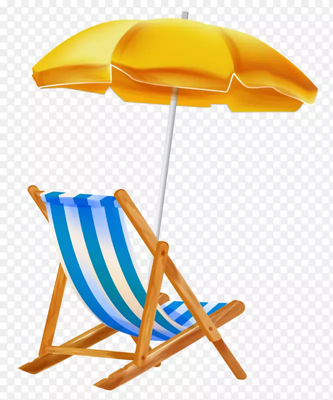 带椅子的沙滩伞