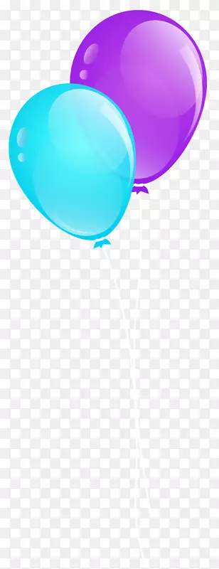 气球紫色摄影剪贴画-蓝色和紫色气球剪贴画图像