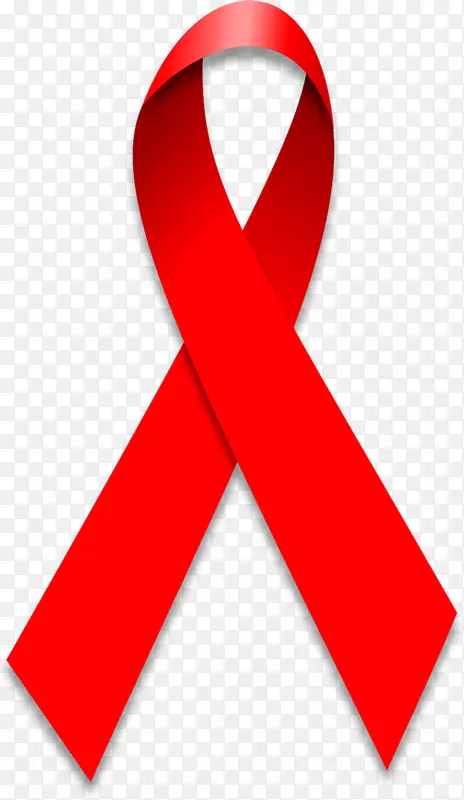 世界艾滋病日奋发向上，公司红丝带艾滋病毒-丝带PNG形象