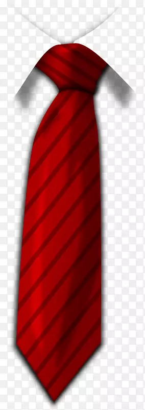 领带领结-红色领带PNG图像