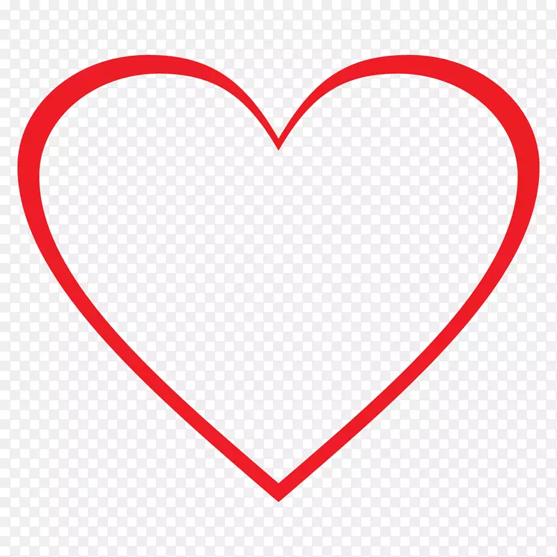 心红色区域字体-心脏剪贴画