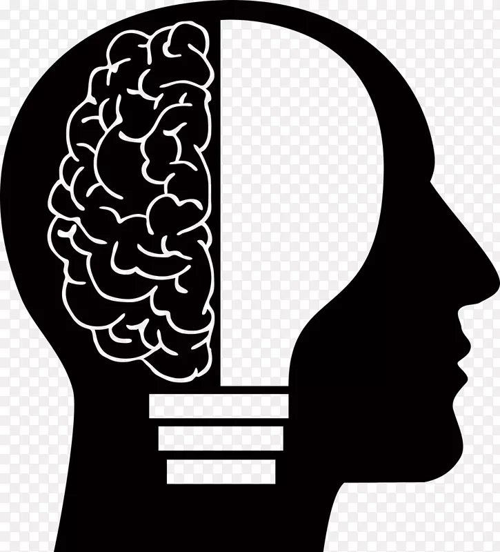 智能大脑游戏与逻辑谜题人脑图标-大脑智慧