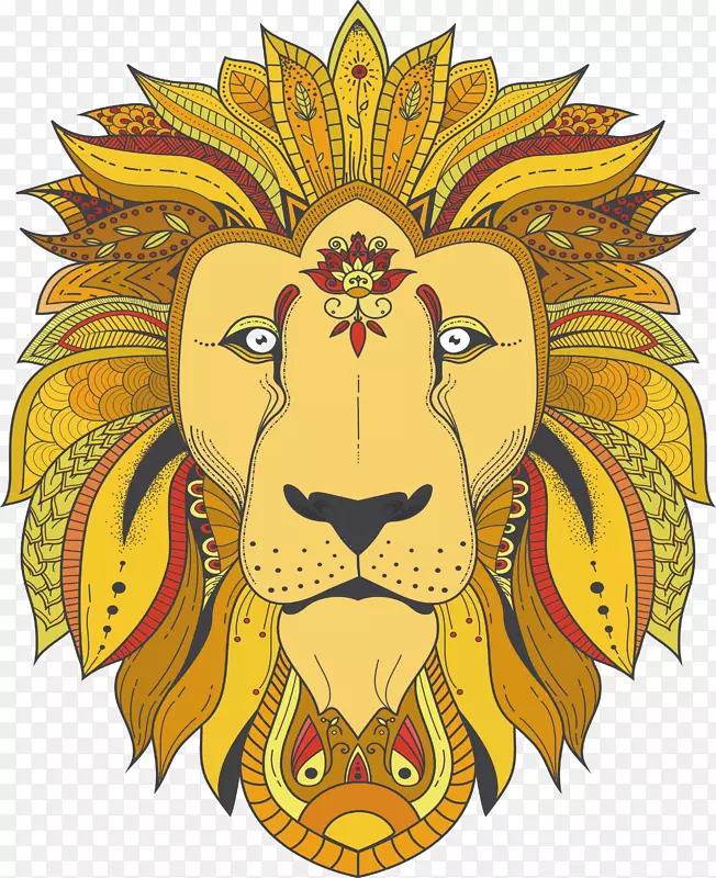 狮头兔狮头图-民族精神狮头