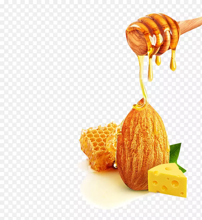 素食杏仁黄油-蜂蜜坚果黄油