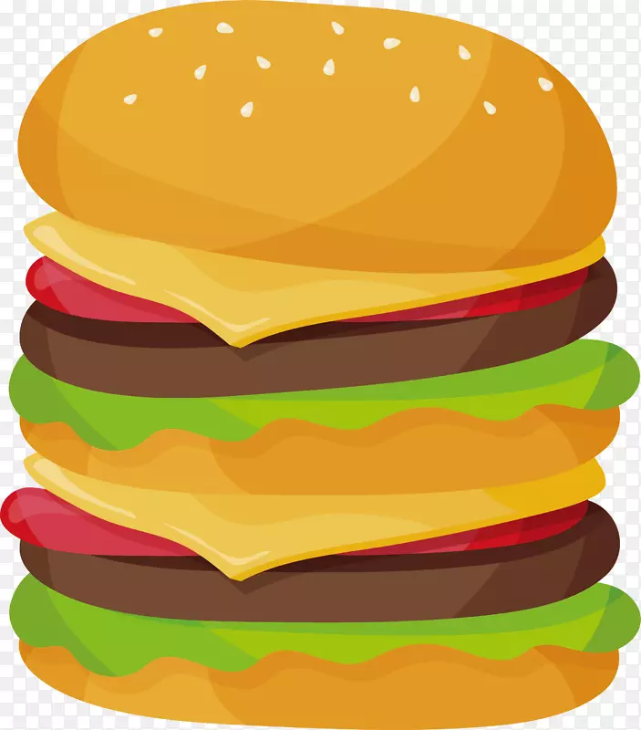汉堡包芝士汉堡麦当劳巨无霸素食汉堡快餐超级巨无霸汉堡