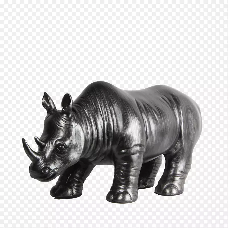 犀牛雕像图标-犀牛雕像