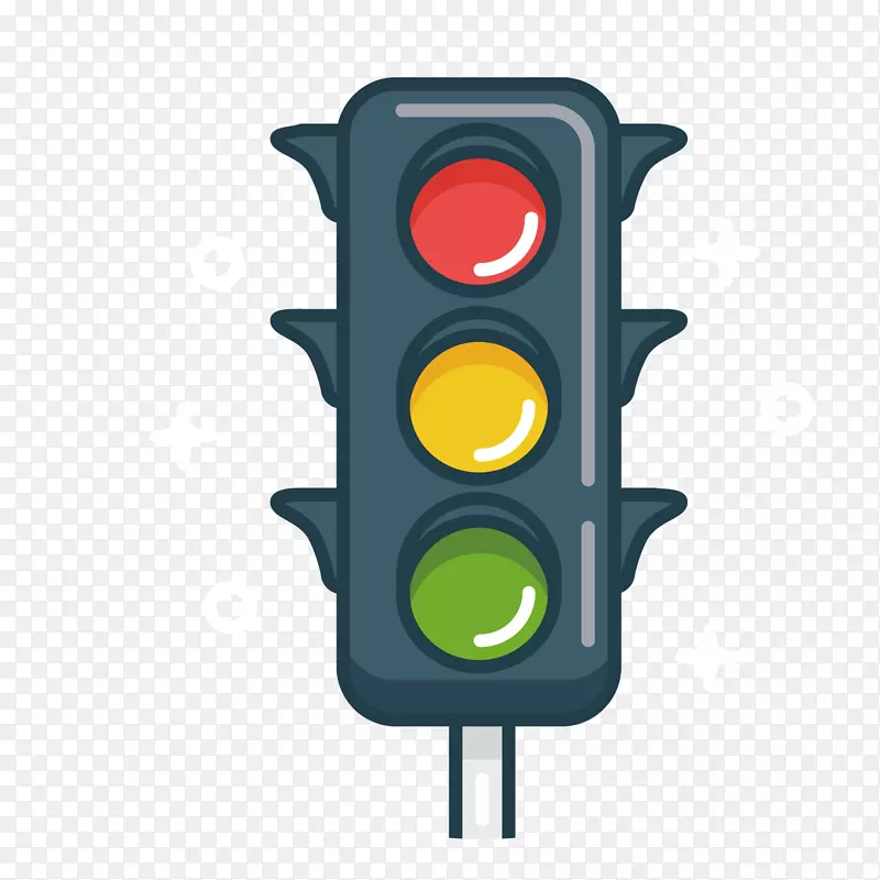 交通灯道路运输箭头图标-交通灯