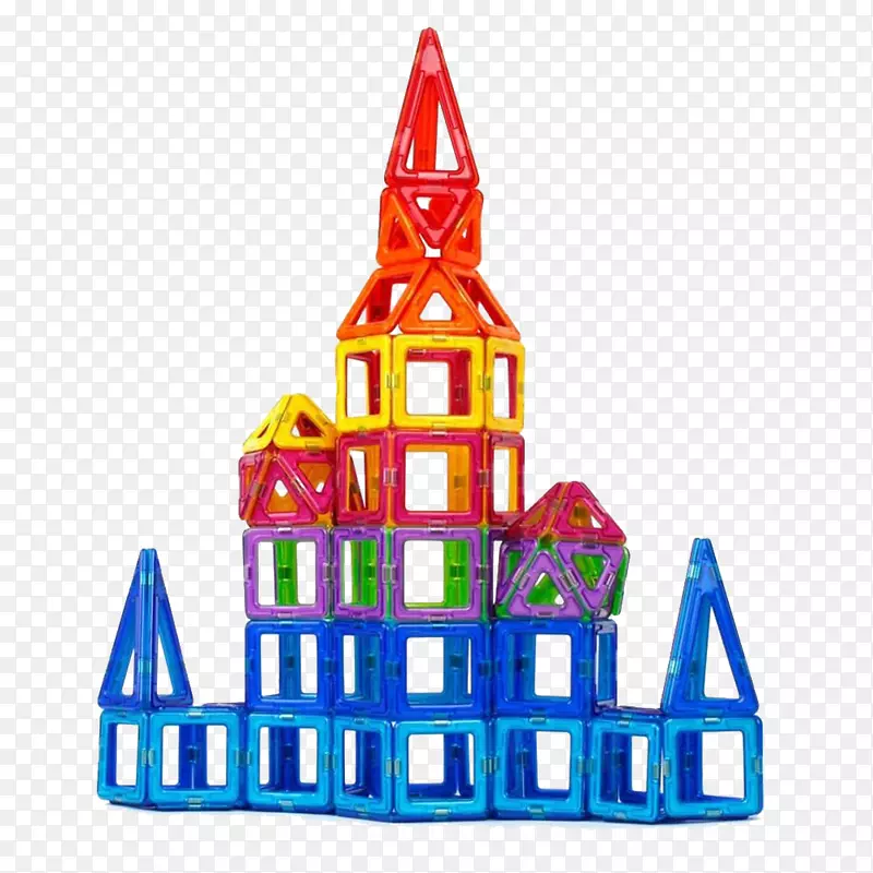 玩具块儿童建筑成套磁铁玩具磁铁薄膜装饰材料