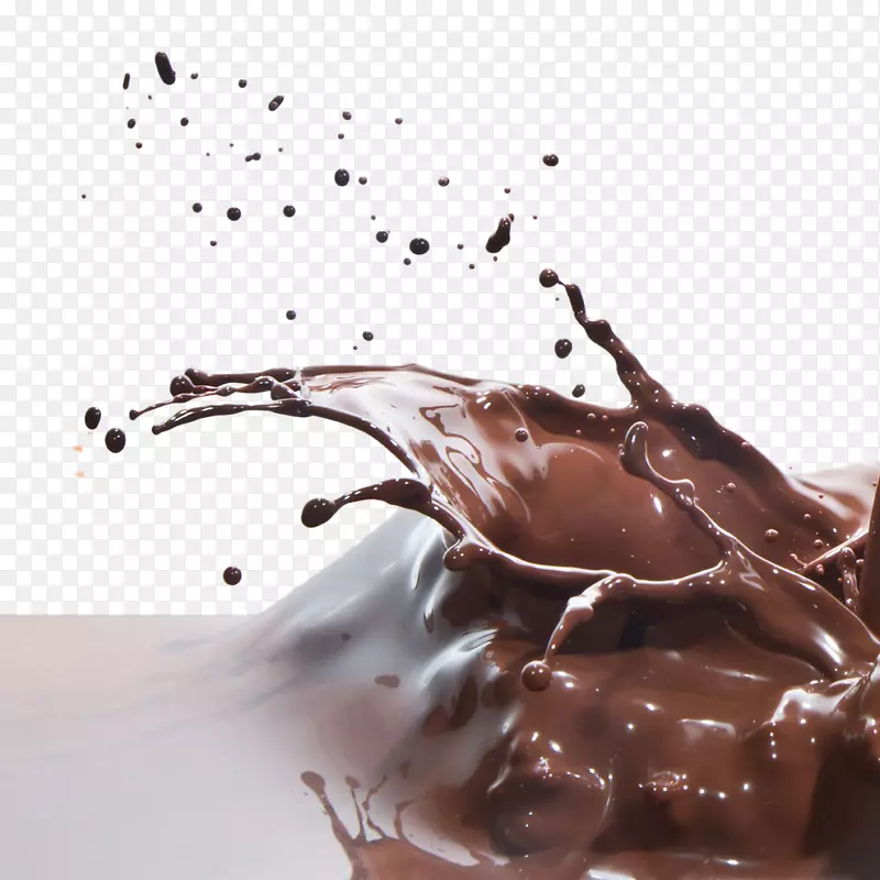 巧克力棒牛奶巧克力糖浆酱-手绘创意美食，巧克力酱