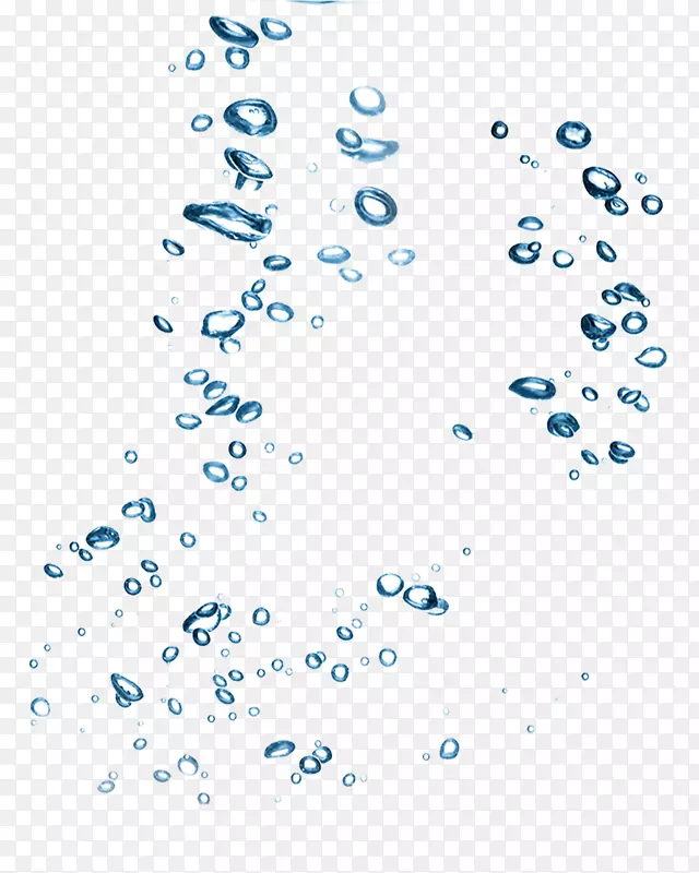 水滴欧式元-蓝色水滴效应元件