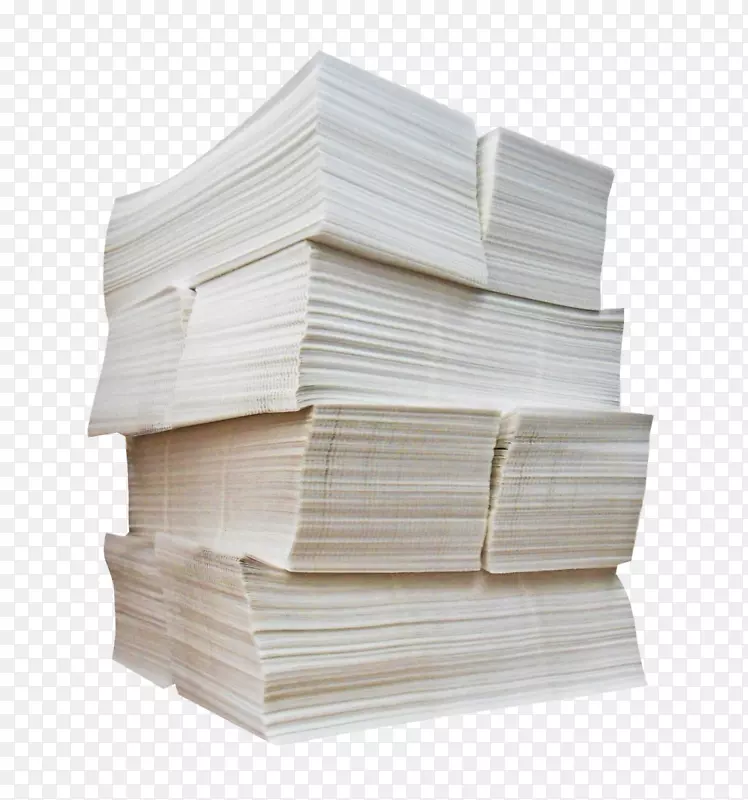 废纸回收后贴纸胶带一堆纸