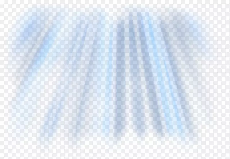 蓝线对称角图形-射线png文件