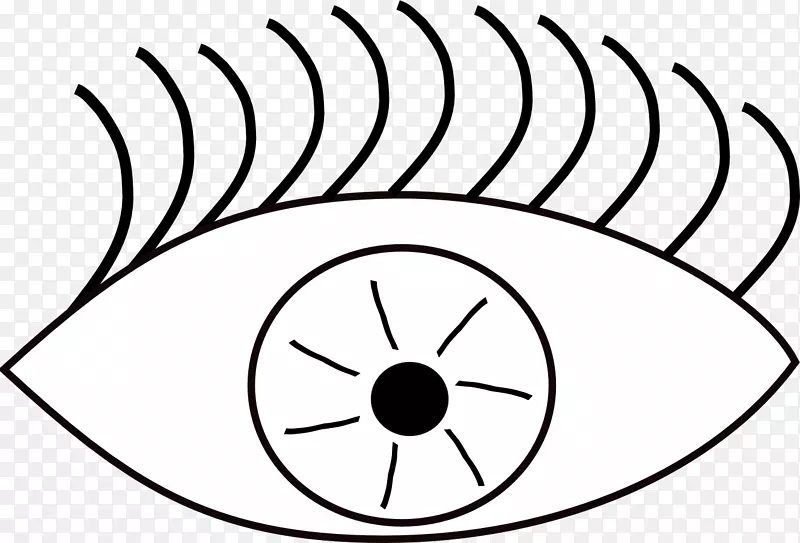 眼睛剪贴画.眼睛轮廓