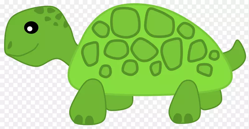 海龟食草夹艺术-可爱的海龟PNG透明图像