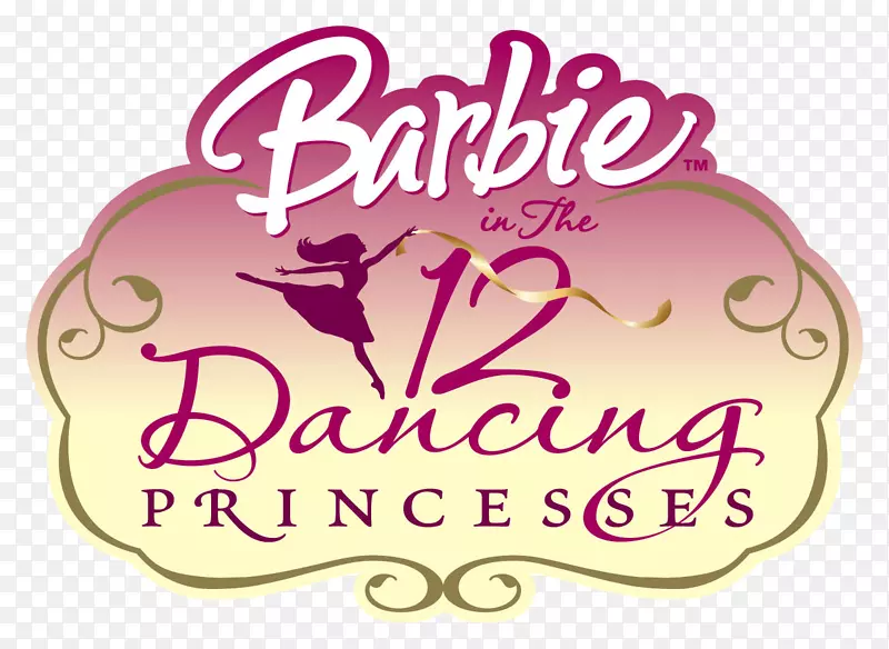 十二位跳舞公主电影芭比娃娃舞蹈YouTube-芭比徽标png形象