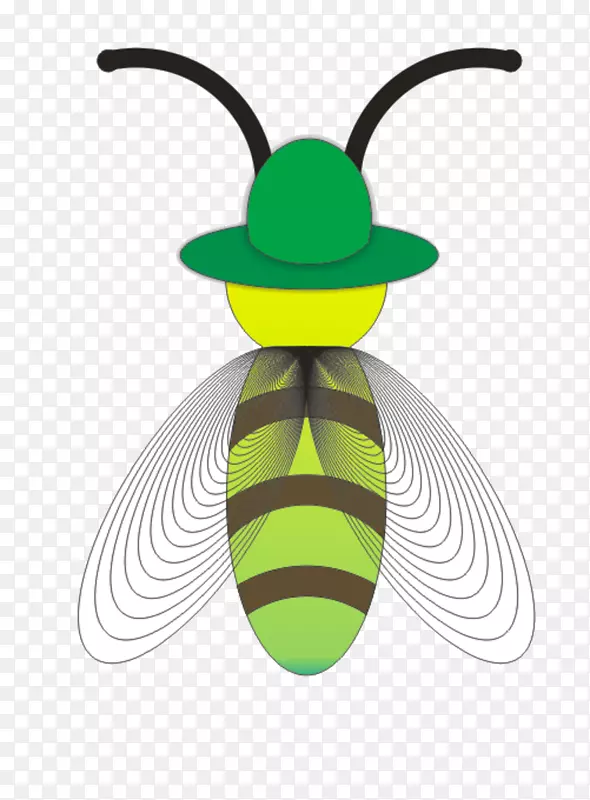 甲虫萤火虫动画-绿色萤火虫