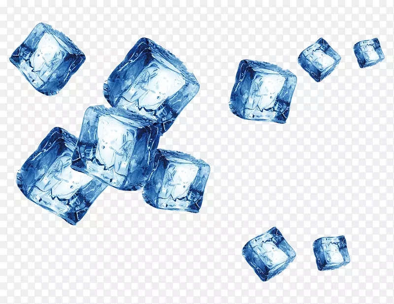 冰立方冰山-蓝色冰块