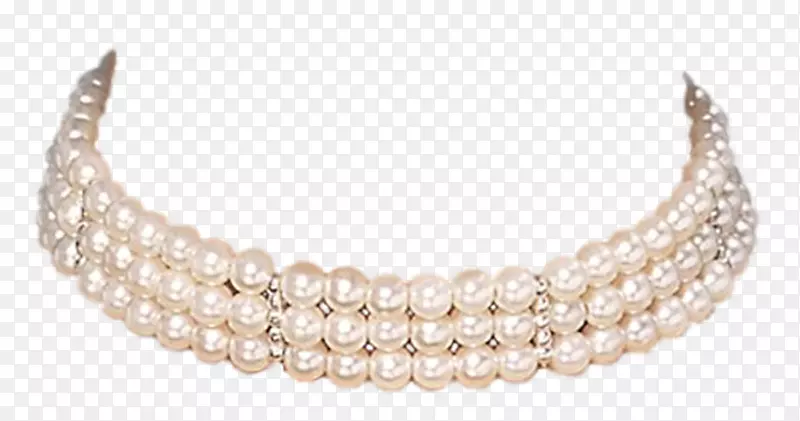珍珠项链耳环-珍珠项链