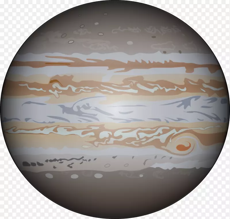 水星剪贴画-太阳系木星
