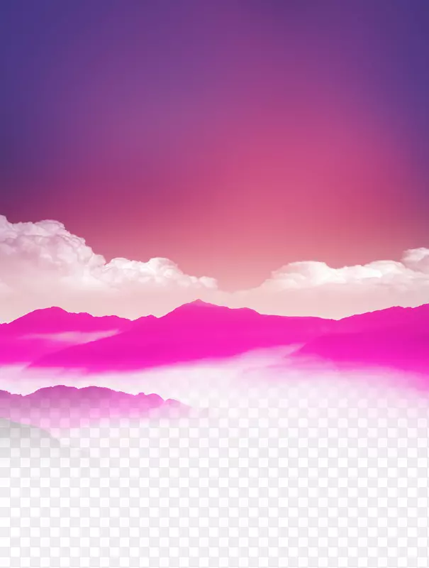 底紫色红紫山背景材料