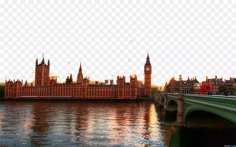 威斯敏斯特宫大本钟议会广场泰晤士河伦敦-伦敦大本钟3号