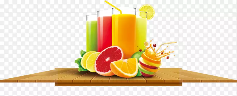 橙汁海报-创意木果汁