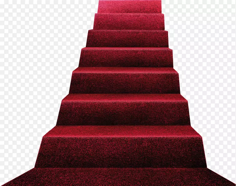 红地毯-华丽的红地毯楼梯创意