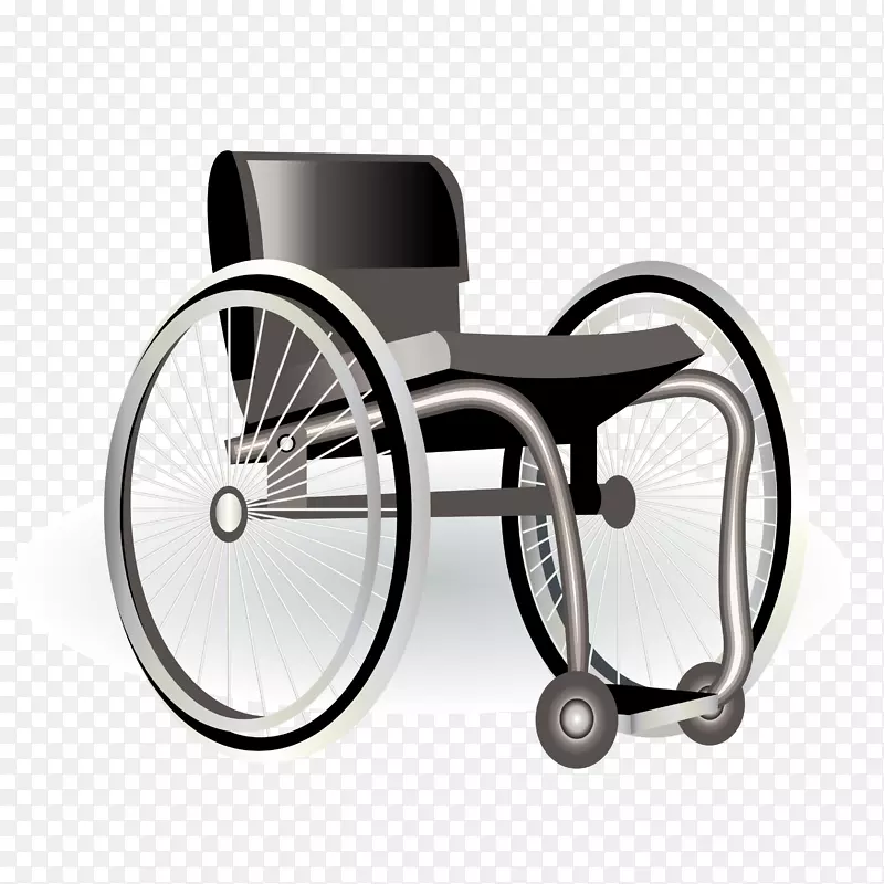 轮椅医学图标-轮椅载体材料