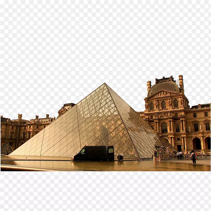 法国卢浮宫金字塔酒店法国卢浮宫建筑-巴黎卢浮宫大厦
