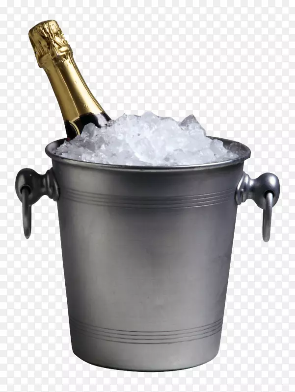 香槟酒瓶桶夹艺术-冰镇香槟