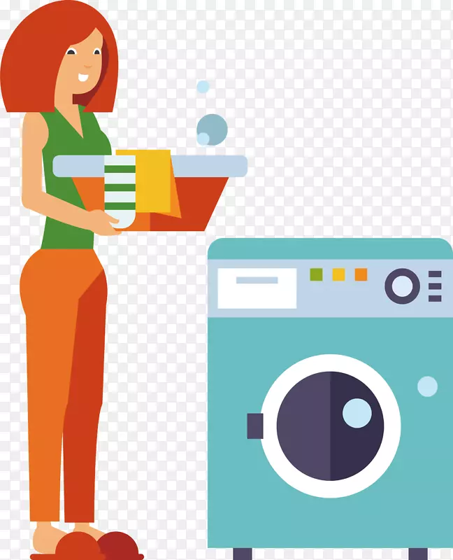 洗衣机洗衣房熨衣服用洗衣机洗衣服