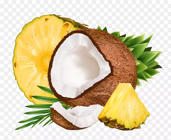 椰子水菠萝沙拉风味菠萝椰子
