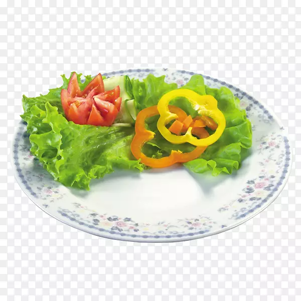 水果沙拉，欧洲菜，甜椒盘，蔬菜-水果沙拉盘