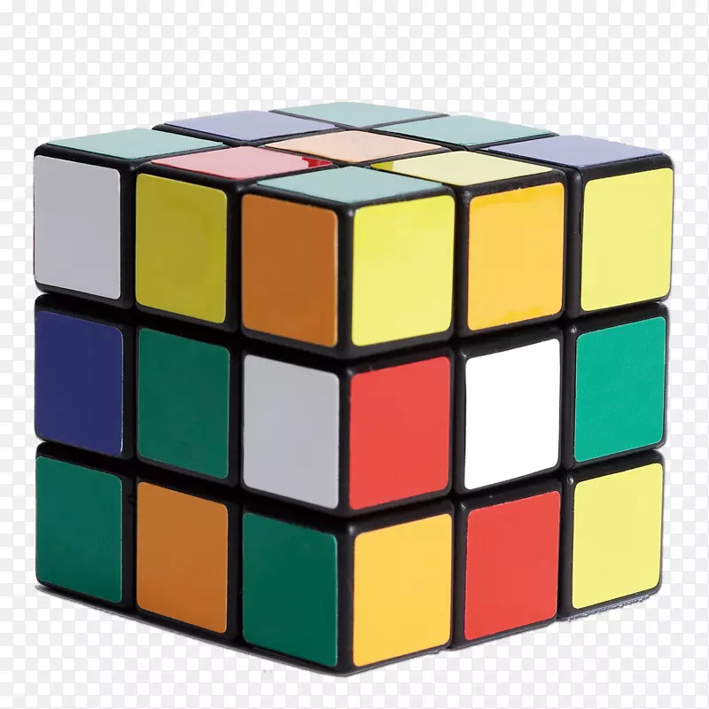 立方体速度图标-彩色立方体