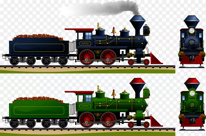铁路运输蒸汽机车蒸汽列车