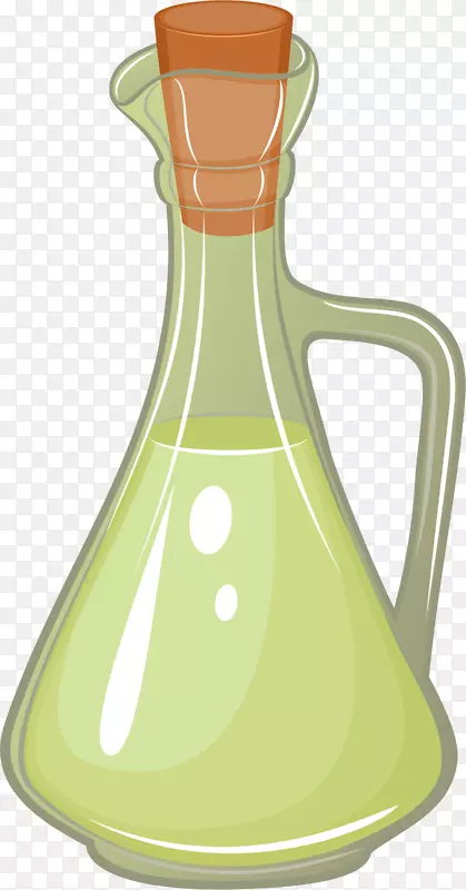 玻璃瓶橄榄油漆橄榄油