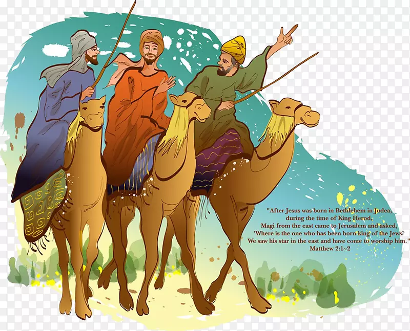 骆驼画-骆驼人