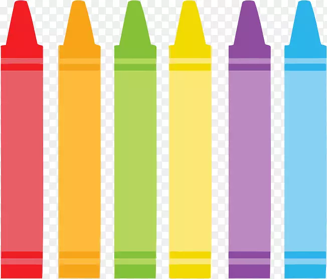 哈罗德和紫色蜡笔剪贴画-彩虹蜡笔