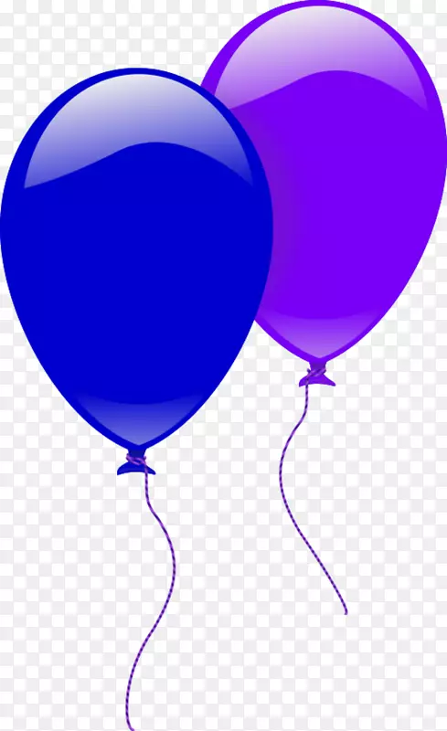 气球派对生日剪贴画.气球